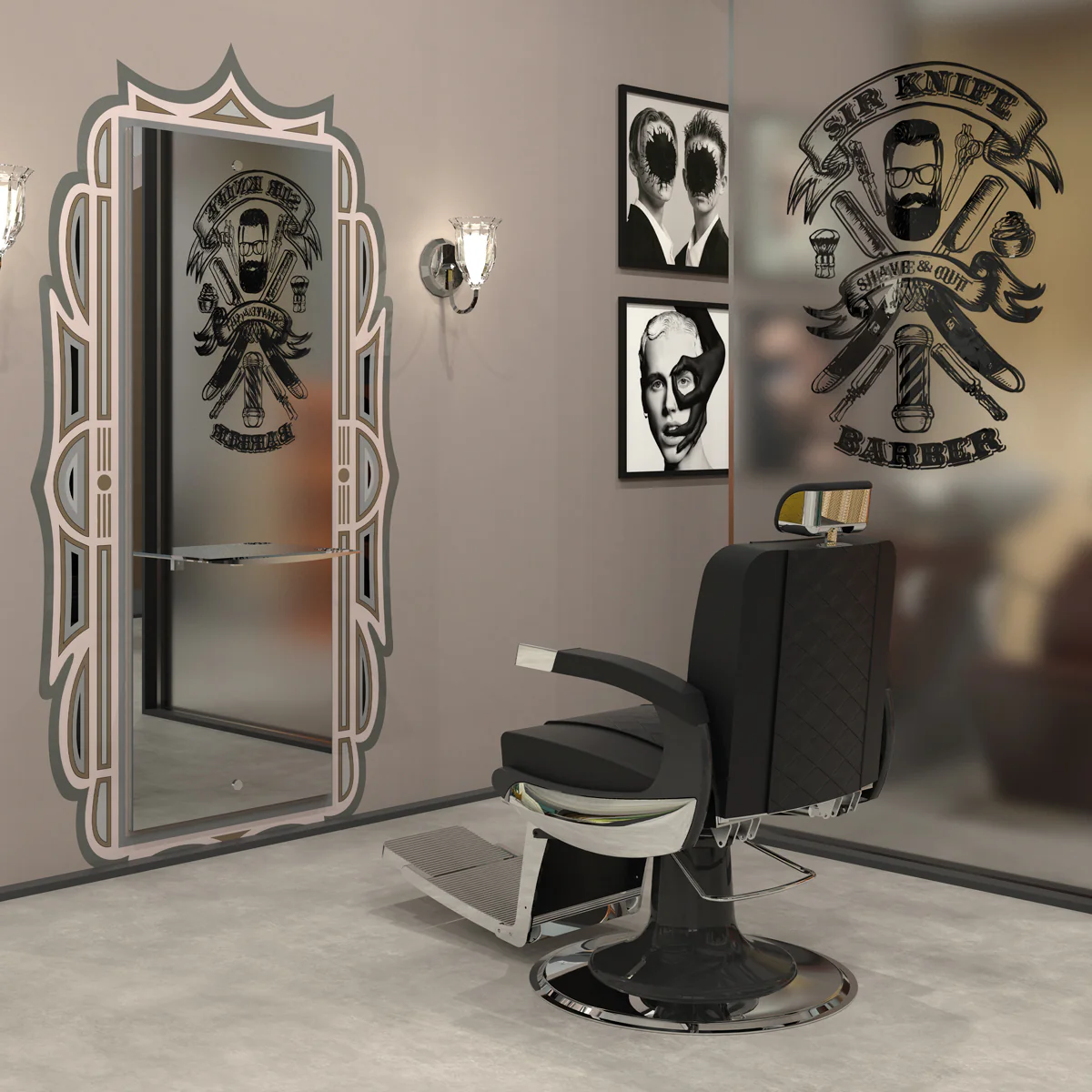 Fauteuil Barbier ZEUS EASY COLOR