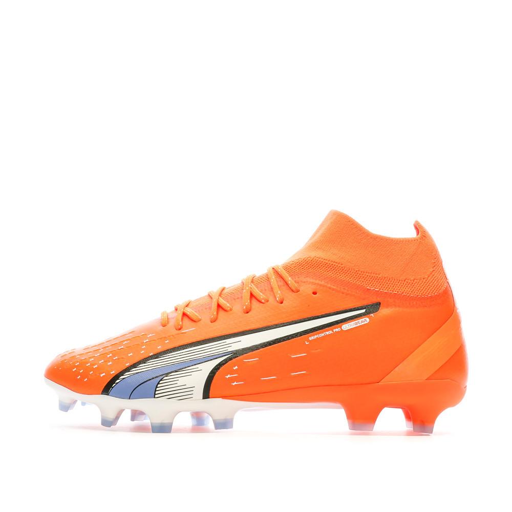 Puma Chaussures de Football Orange Homme Puma Ultra Pro Fg