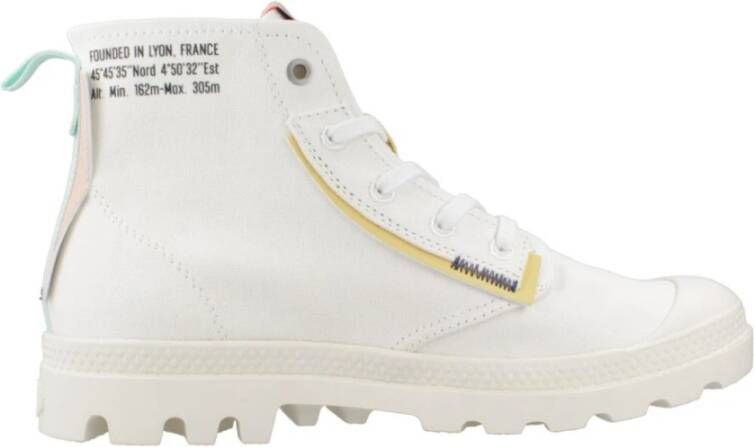 Palladium PAMPA~UNDERLAYER~~~~~~~~~~~~~~ Half-hoge schoenen Wit beige