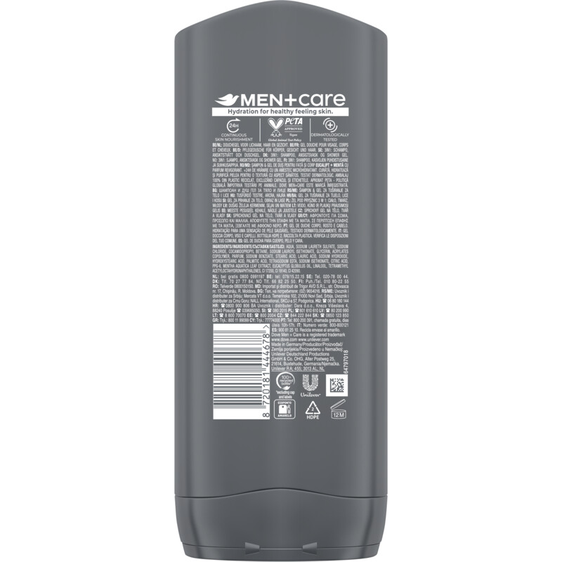 Dove Men+care eucalyptus & mint