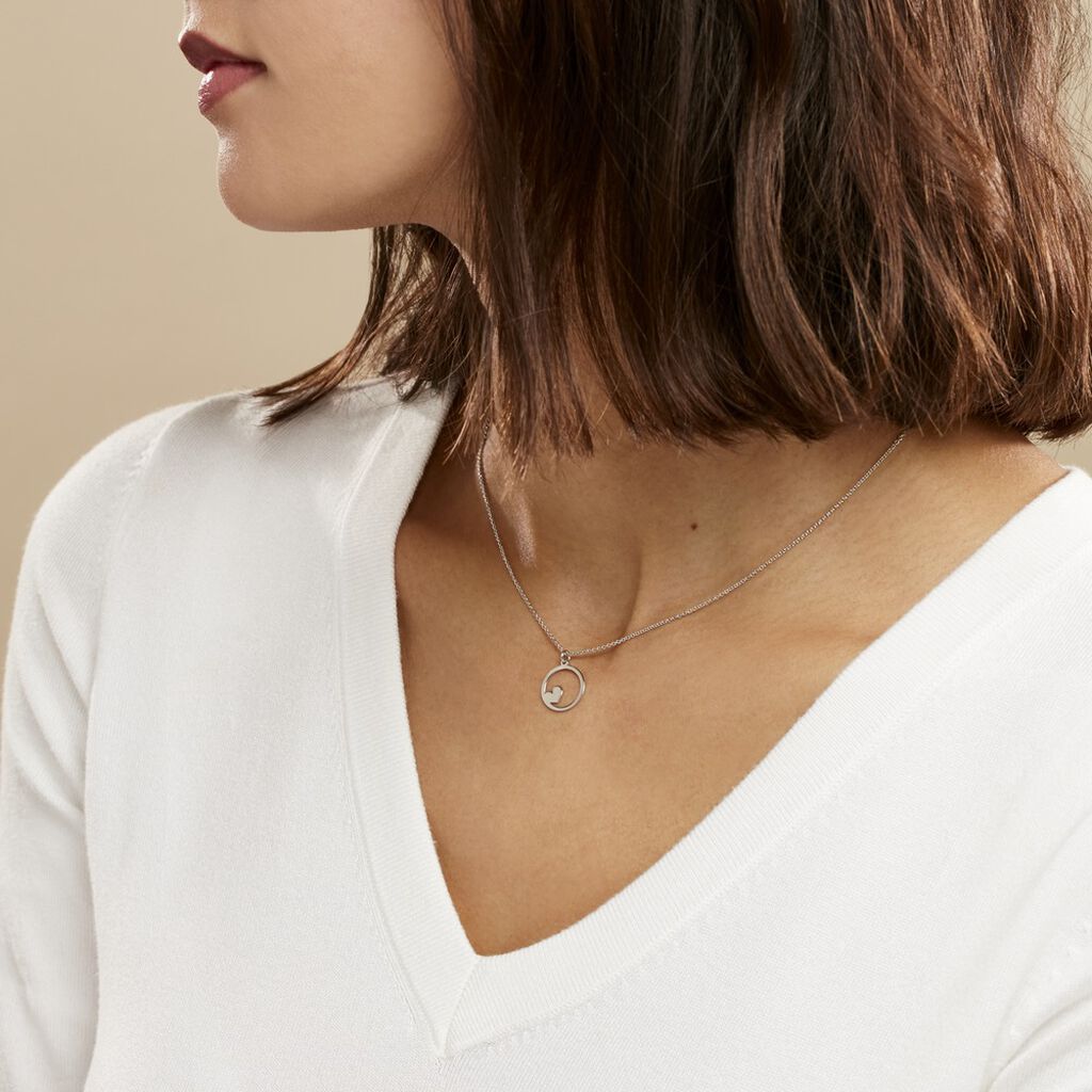 Collier Joya Argent Blanc