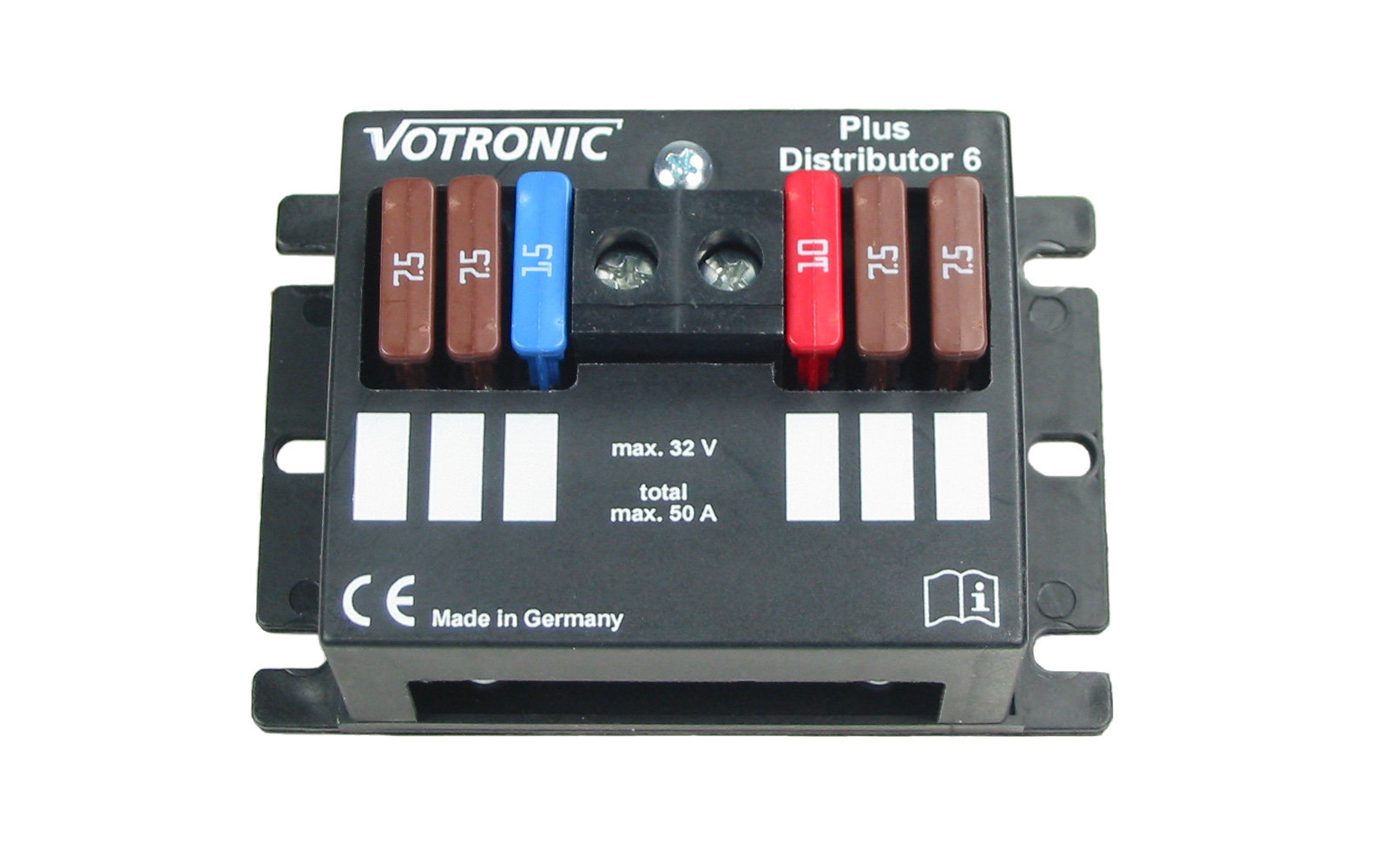 Votronic Plus-Distributor 6 Stromkreisverteiler 90 x 38 x 60 mm