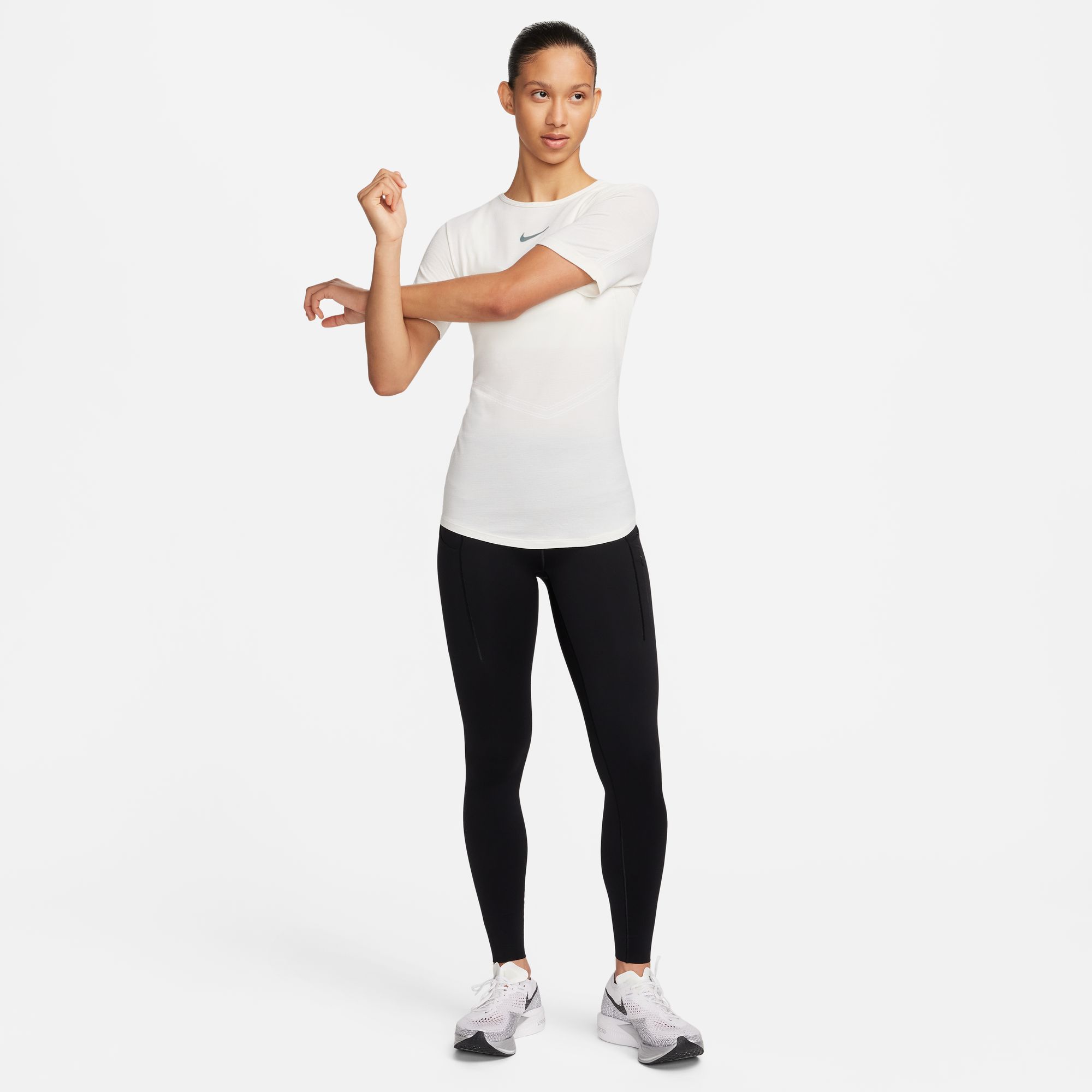 Swift Wool Running Tee Dame 133/Sail