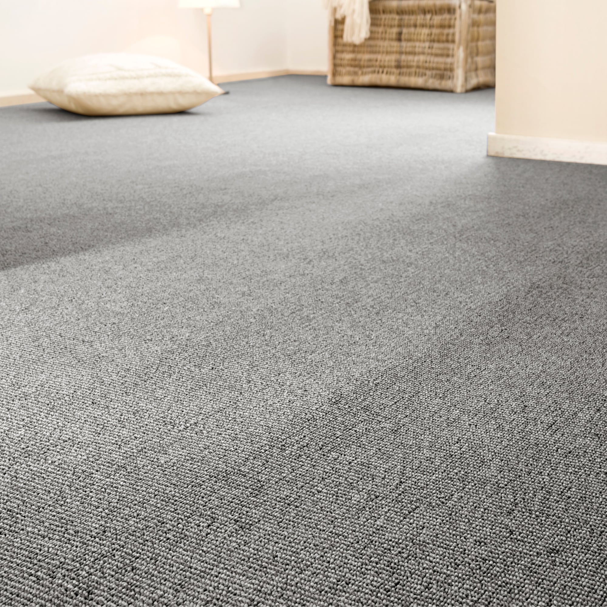 Andiamo Teppichboden »Bruce, Schlinge« rechteckig 4 mm Höhe meliert. Breite 400 cm, Wohnzimmer, strapazierfähig & robust