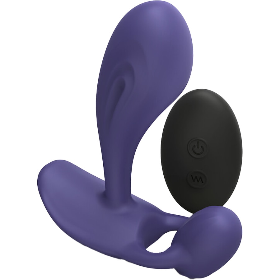 Vibromasseur télécommandé - Wiity - Violet - 10 modes