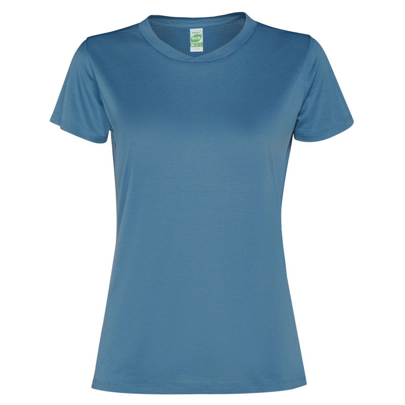 Roly R0305 - SLAM WOMAN T-shirt Technique à Manches Courtes pour Femme en Polyester Recyclé