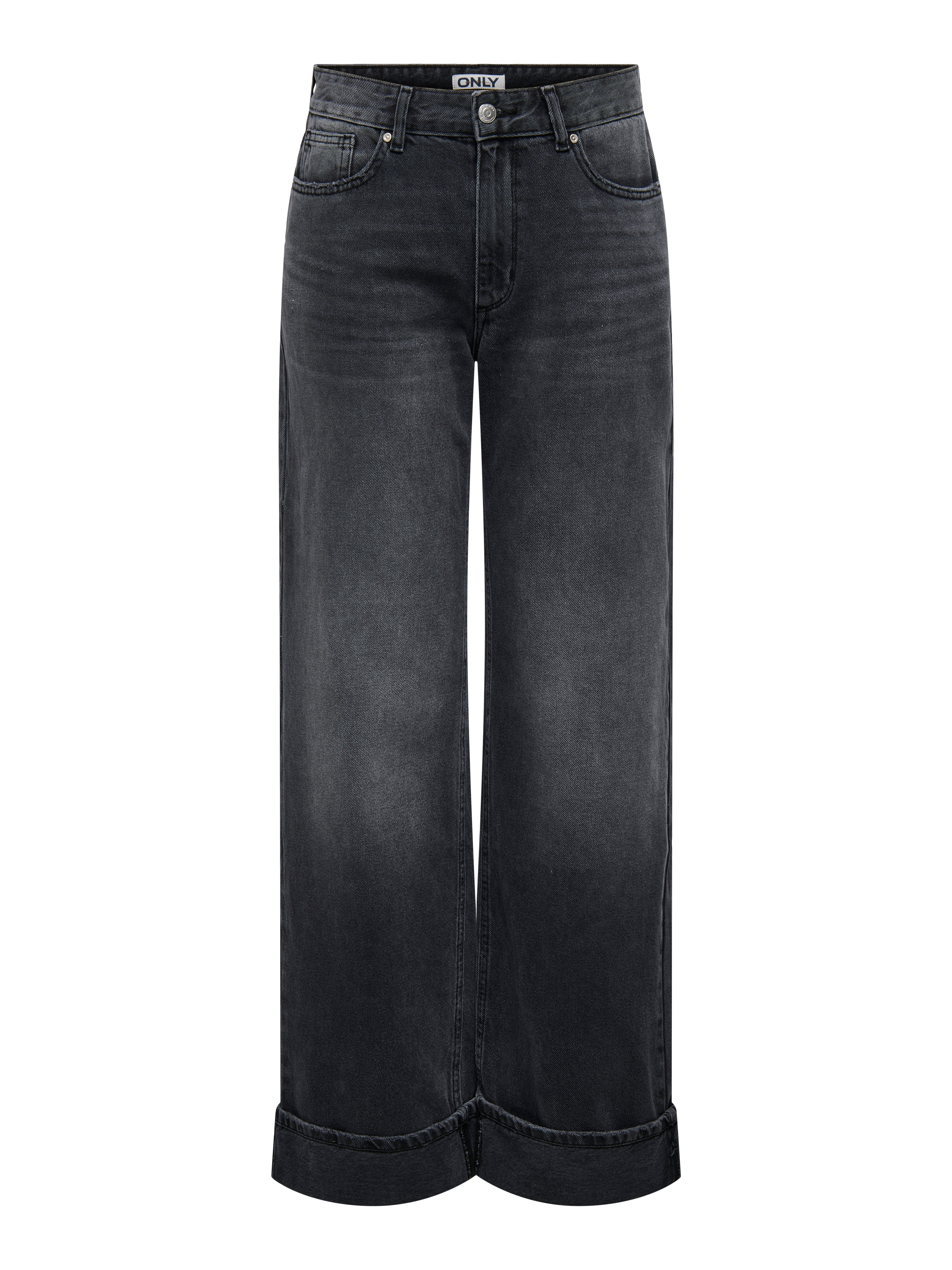 ONLELLA Mittlere Taille Gerade geschnitten Jeans Washed Black