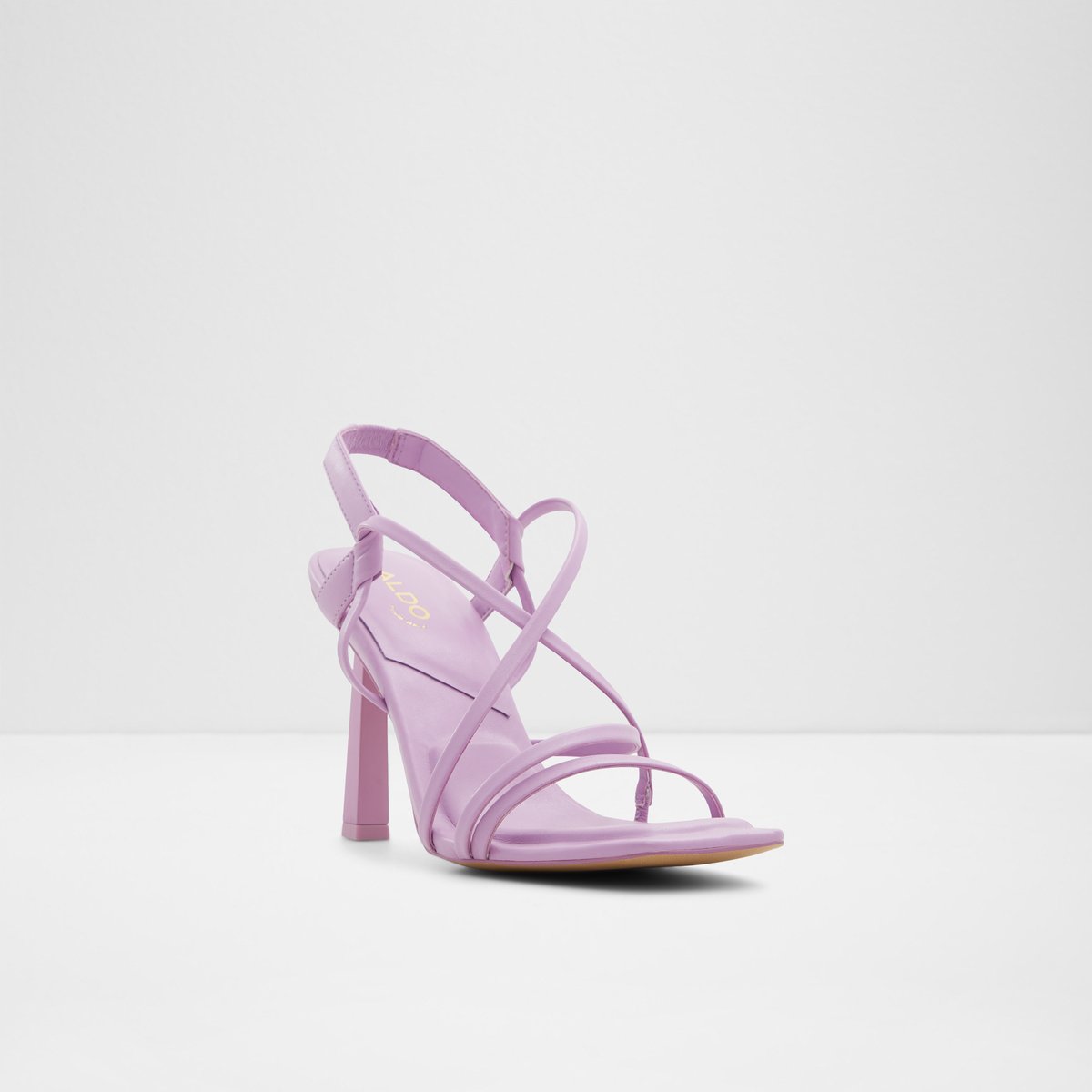 Amilia Bright Purple Women Heeled sandals