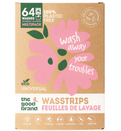 The Good Brand Wasstrips (64 stuks)