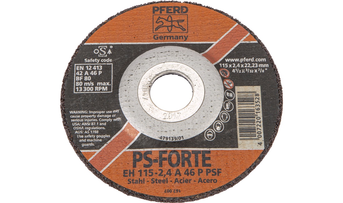 Skæreskive 115 x 2.4 mm PSF