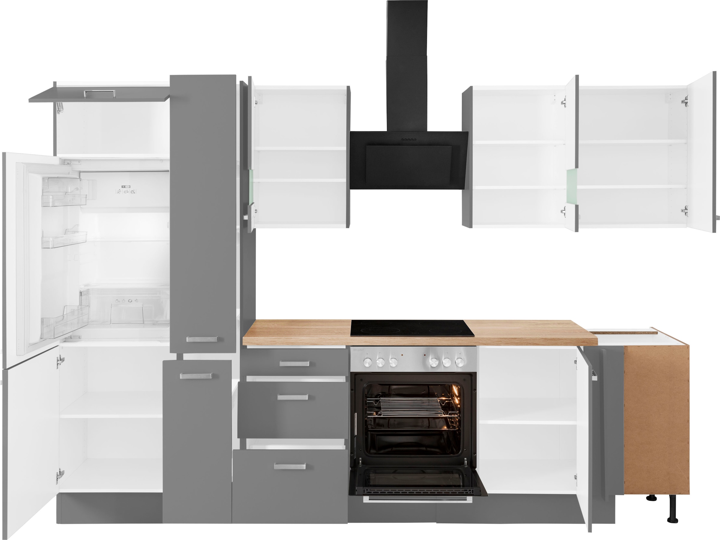 OPTIFIT Winkelküche »Parma« ohne E-Geräte, Stellbreite 315 x 175 cm