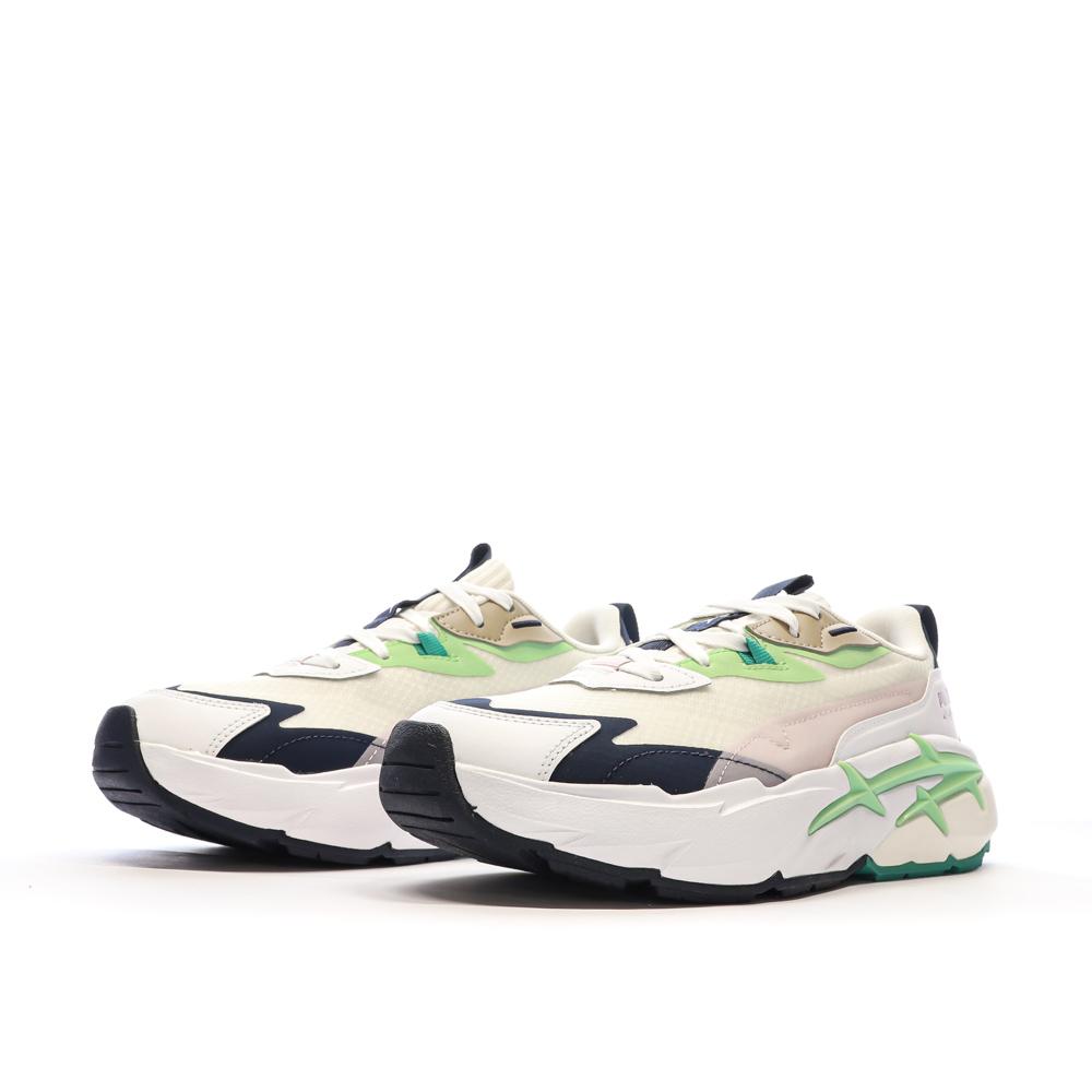 Puma Baskets Blanches/Vertes Femme Puma Spina
