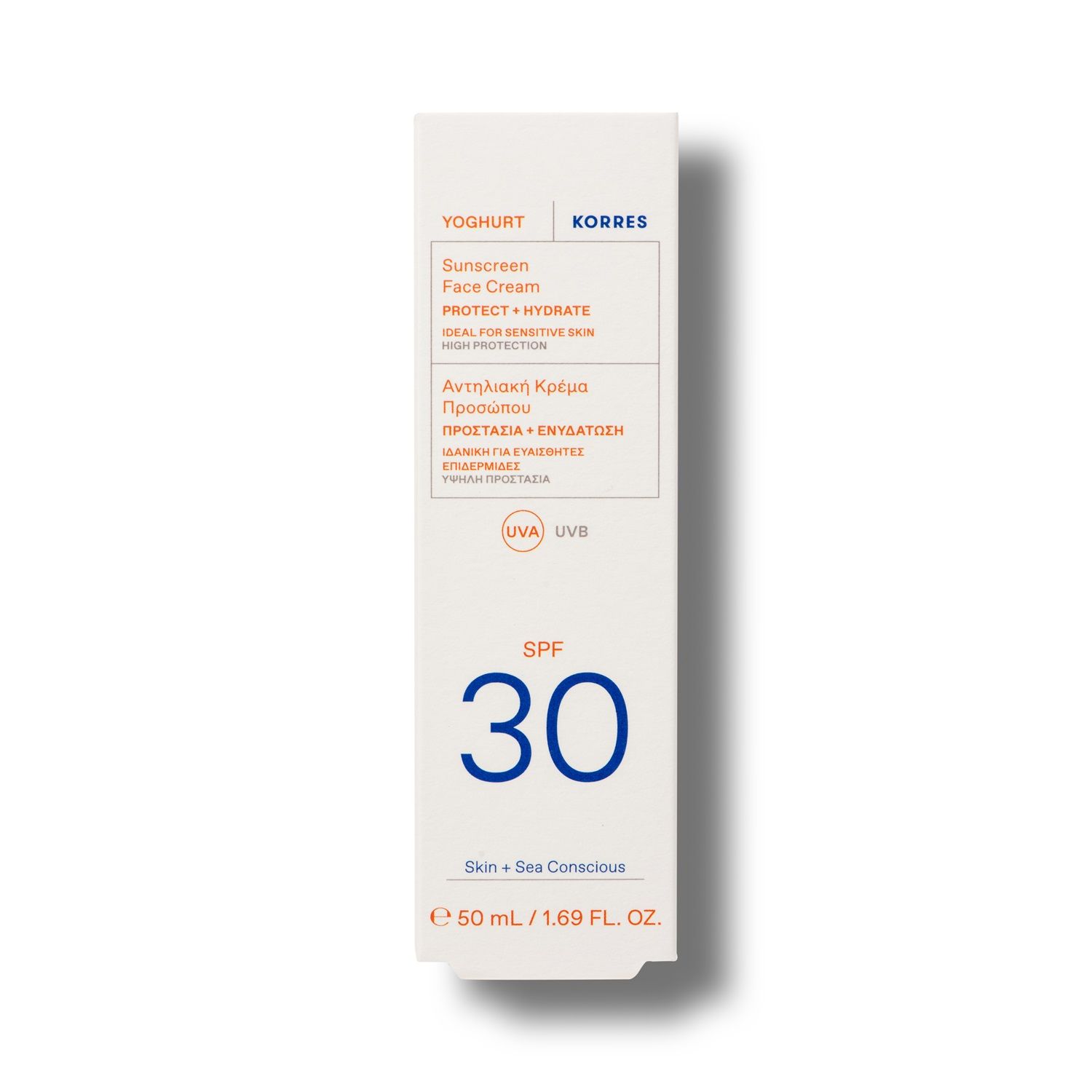 KORRES YOGHURT Sonnencreme-Gel für das Gesicht SPF30