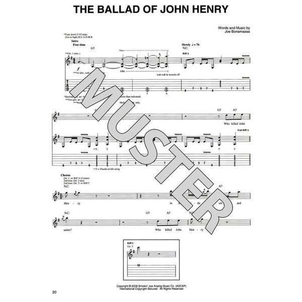Hal Leonard Joe Bonamassa Collection
