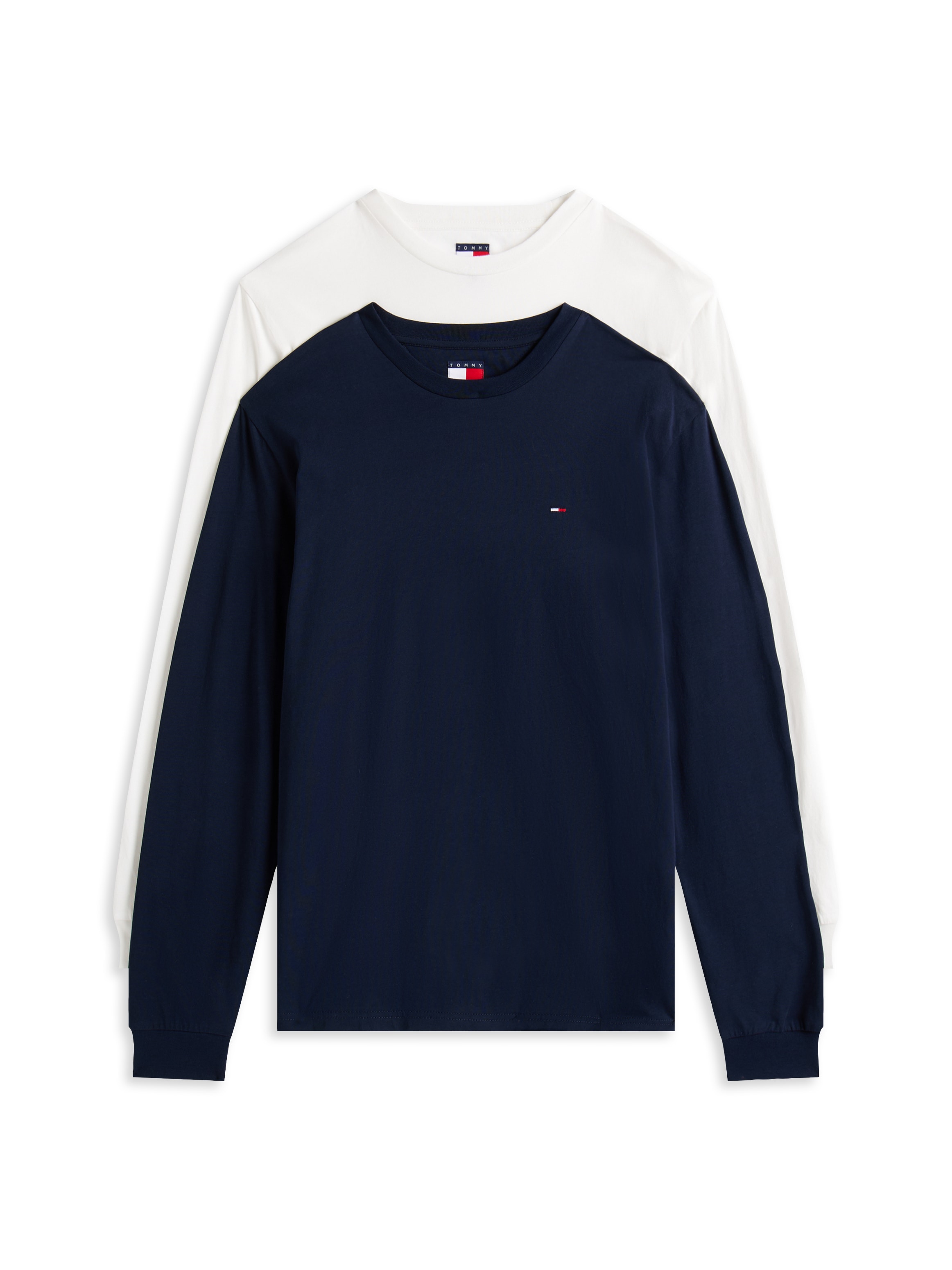 Tommy Jeans Longsleeve »TJM SLIM 2PACK L/S EXT«, 2 Stk.