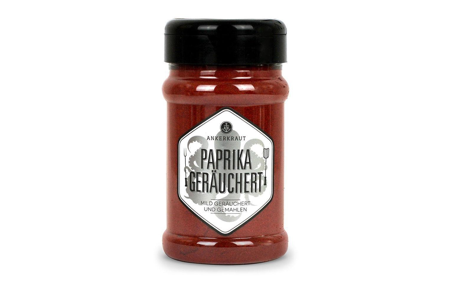 Gewürz  Paprika geräuchert 170 gGeräuchertes Paprikapulver