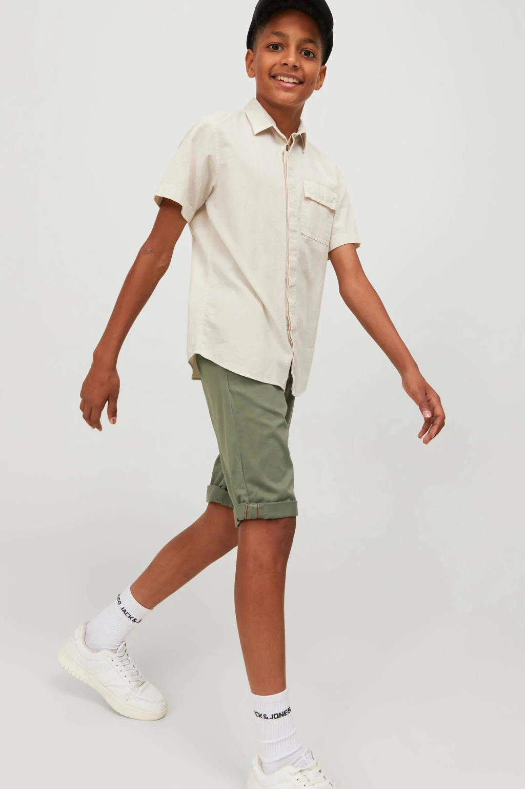 JACK & JONES bermuda JJIBOWIE groen