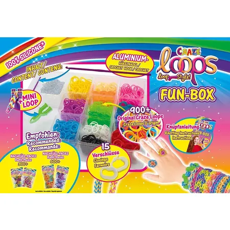 Craze Loops Fun Box Komplettset Knüpfringe