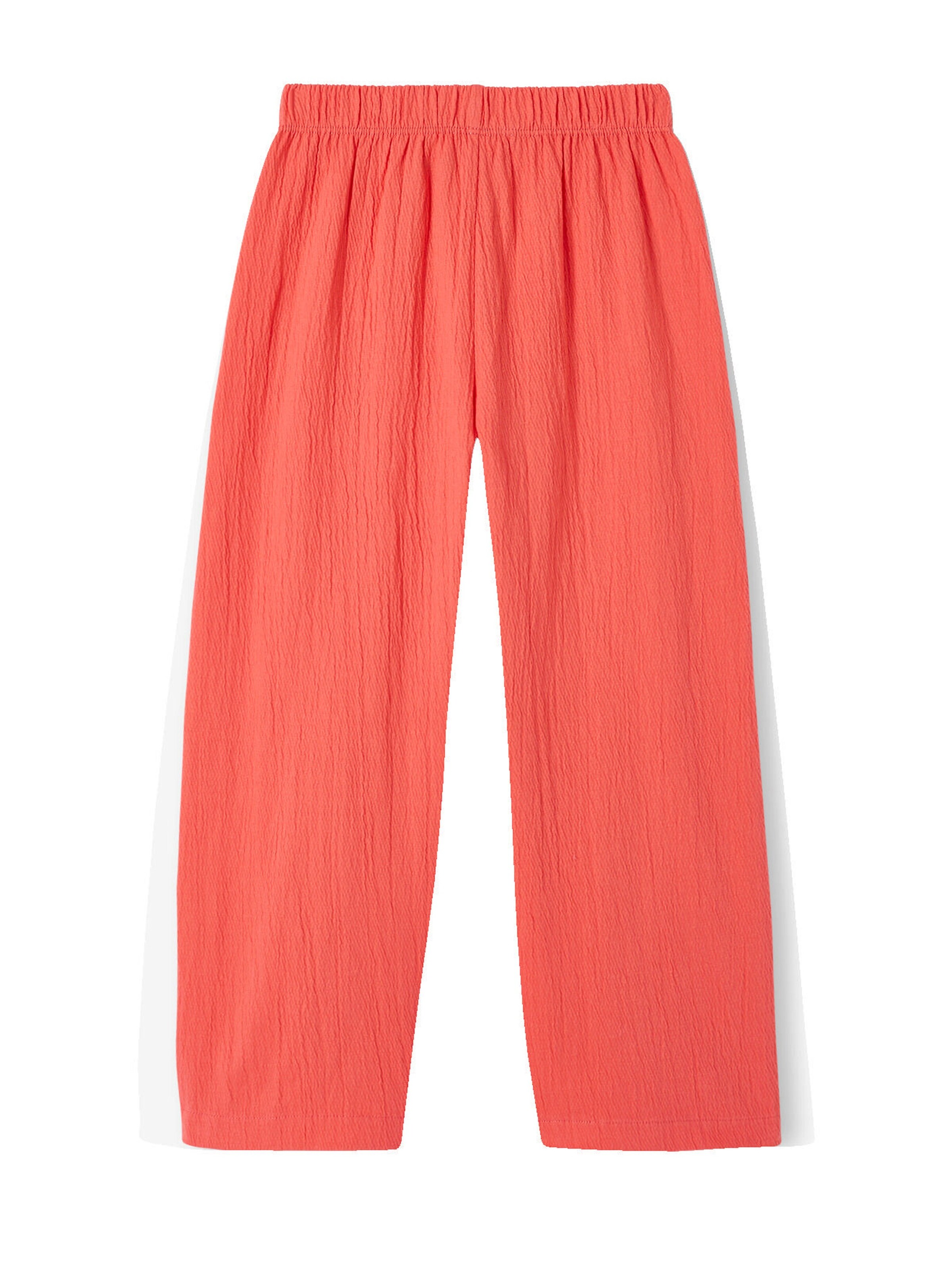 Vertbaudet Weite Mädchen Stretch-Hose koralle