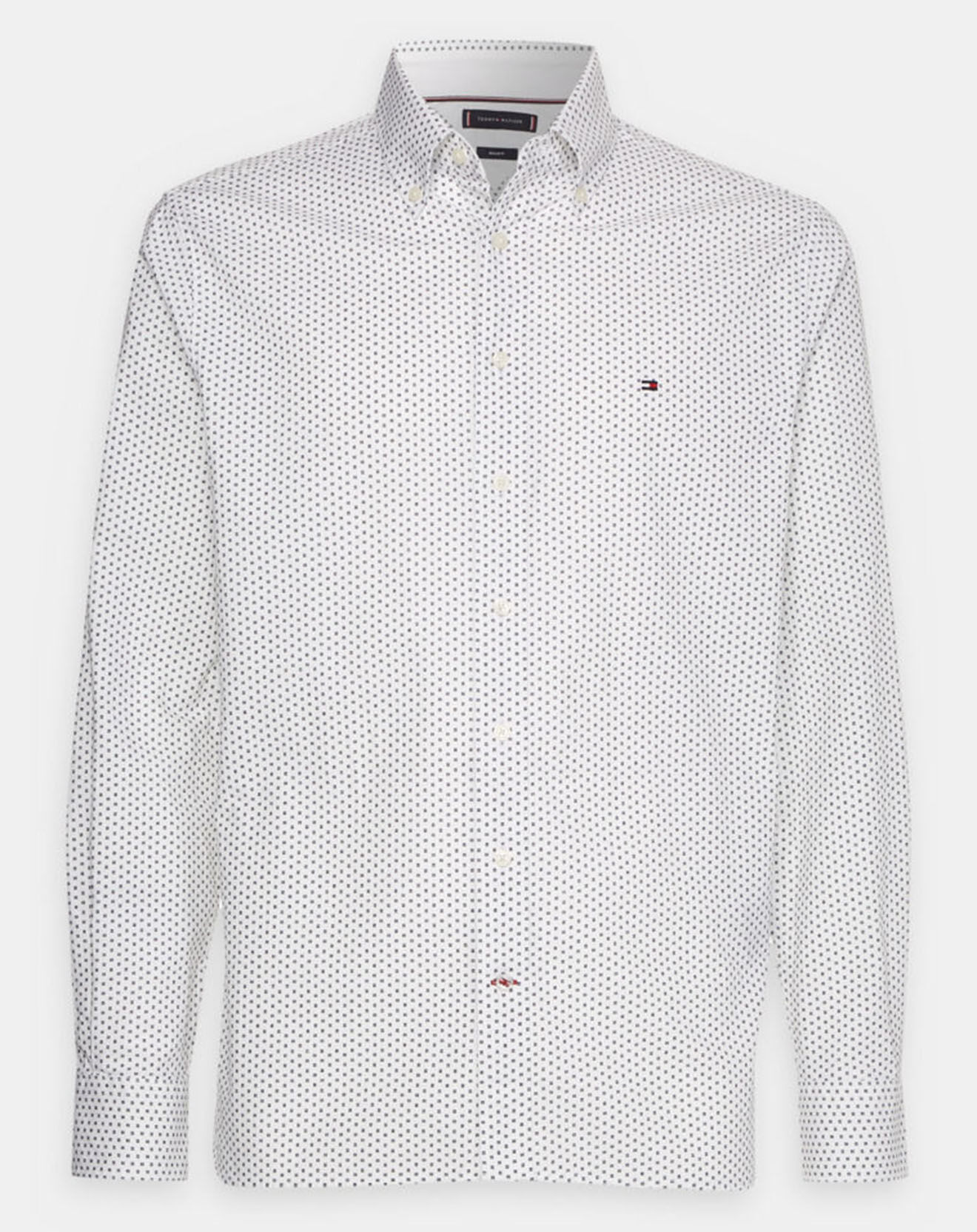 Tommy Hilfiger Chemise regular Oxford mini imprimé blanc/bleu
