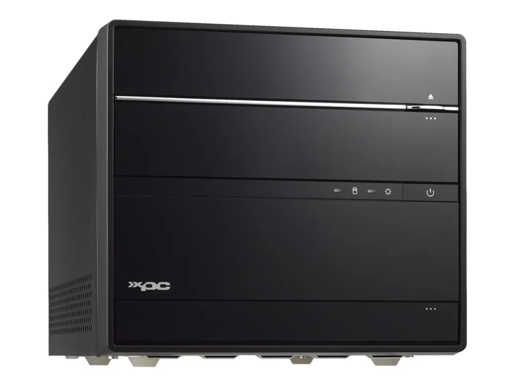 Shuttle XPC cube SH570R6 Plus - Barebone - mini PC LGA1200 sokkel - Intel H570 - uden CPU - RAM 0 GB - Gigabit Ethernet - sort