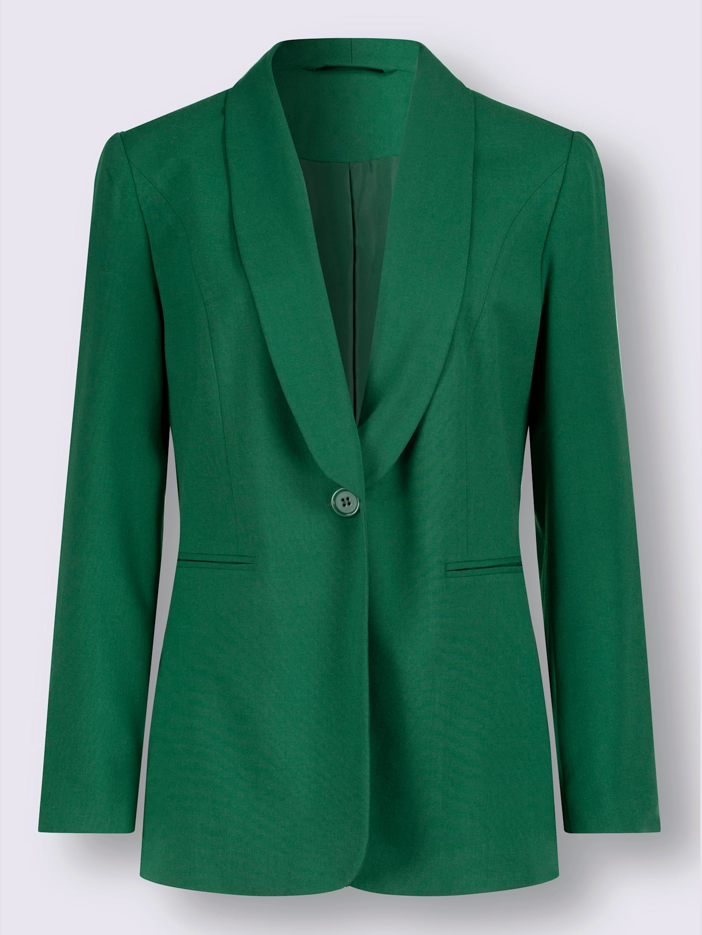 Blazer mélange de matières facile d'entretien