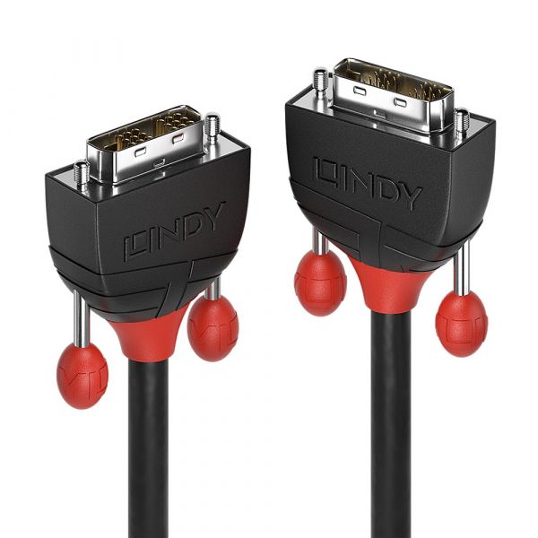 Lindy DVI-D Single Link Cabo Black Line 10m - 36259