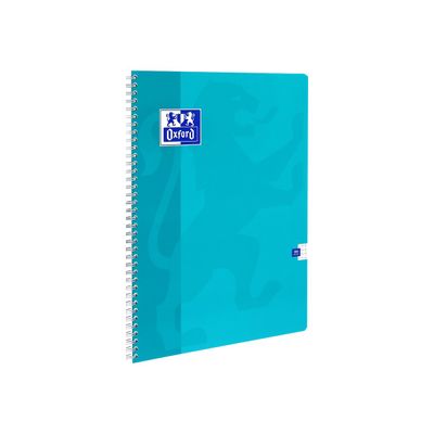 Oxford - Cahier à spirale polypro 24 x 32 cm - 180 pages - petits carreaux (5x5 mm) - disponible dans différentes couleurs