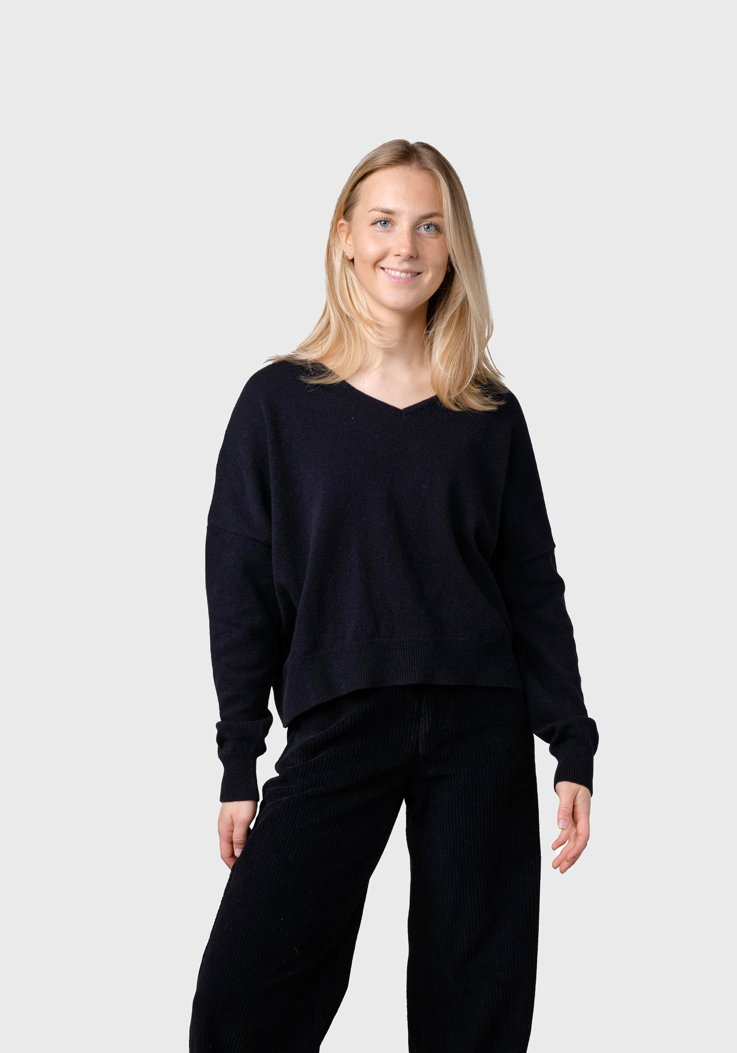 Klitmøller Collective Merino-Strickpullover Vanessa Black