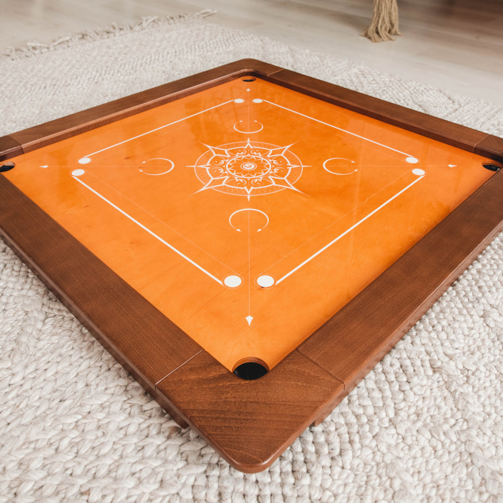 Woodestic Carrom Set (Hêtre vapeur - Noyer)