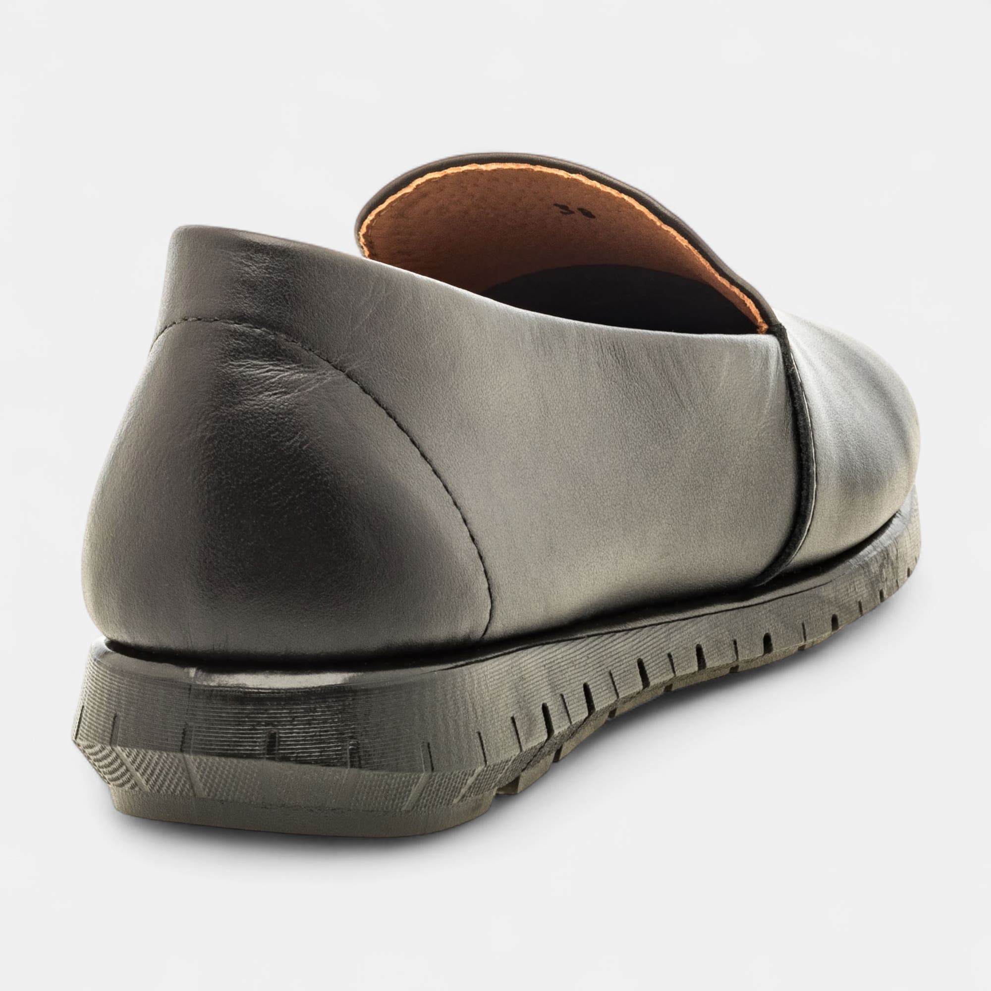 Mocassins Femme en cuir noir
