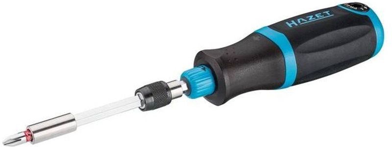 Hazet - 810R-3 - Bit Ratelschroevendraaier - Golvende Handgreep - Magnetische Bithouder