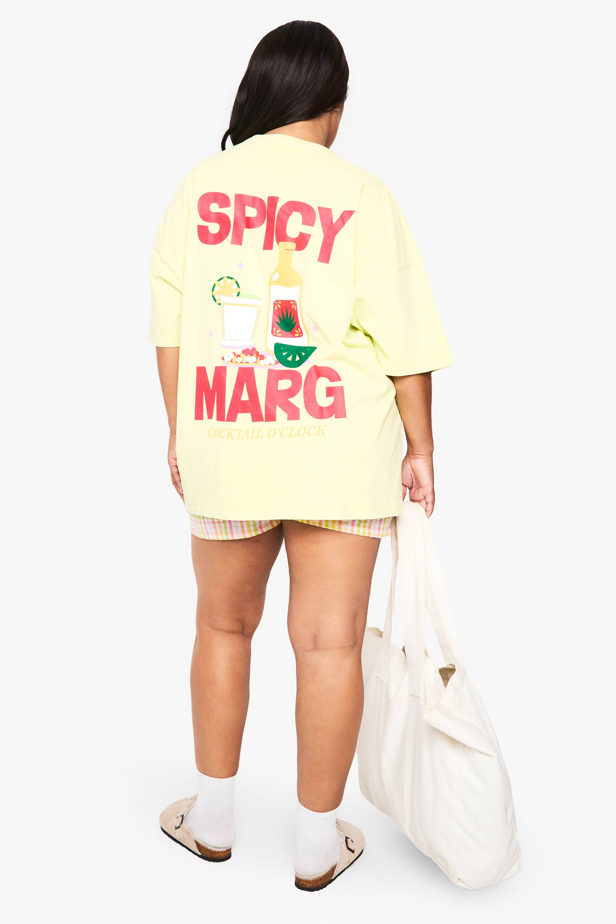 boohoo T-SHIRT SURDIMENSIONNÉ PLUS SPICY MARG
