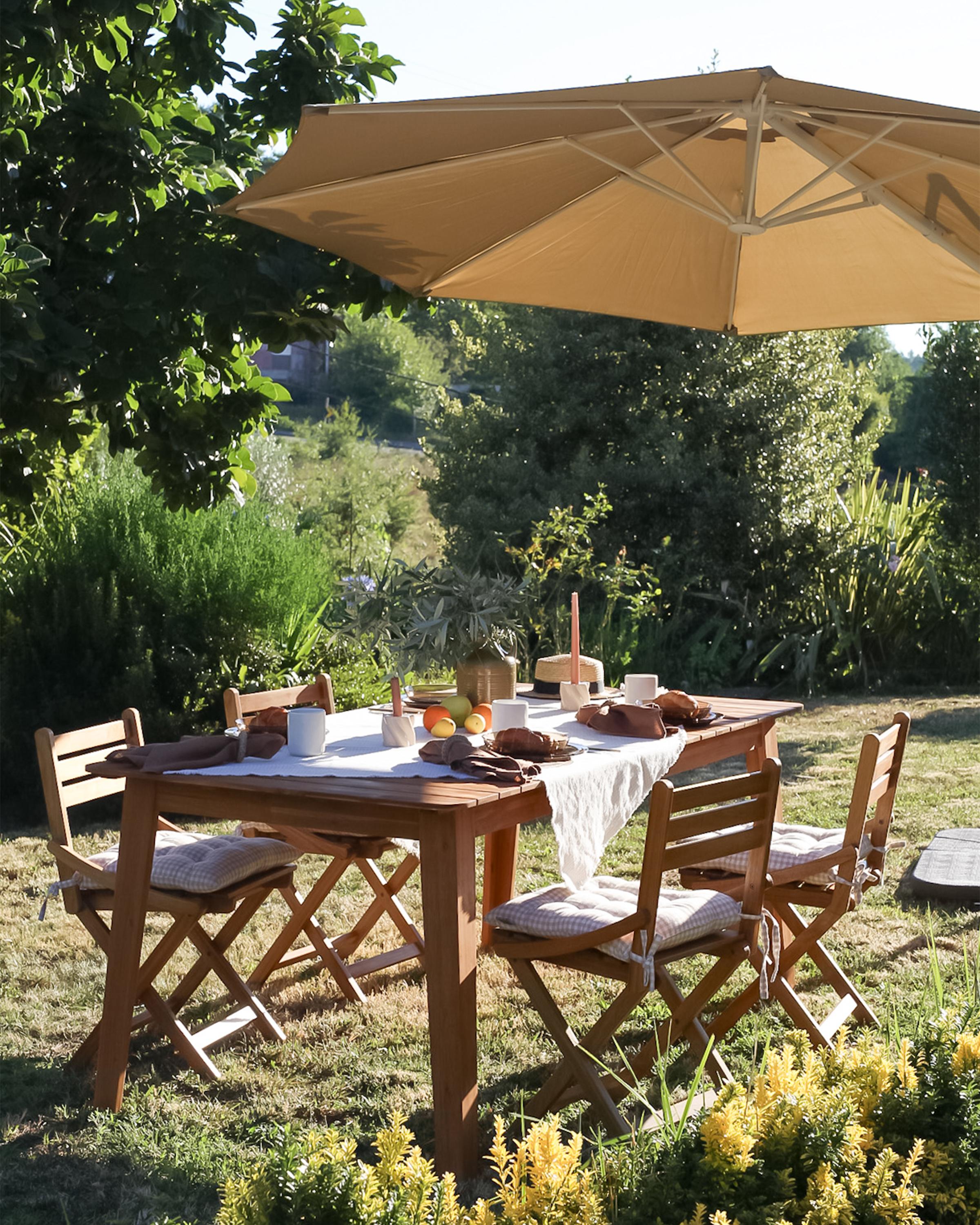 Zweefparasol 295 cm SAVONA II Taupe