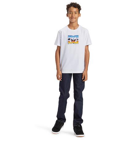DC Schuhe T-Shirt - Chrome - Weiß