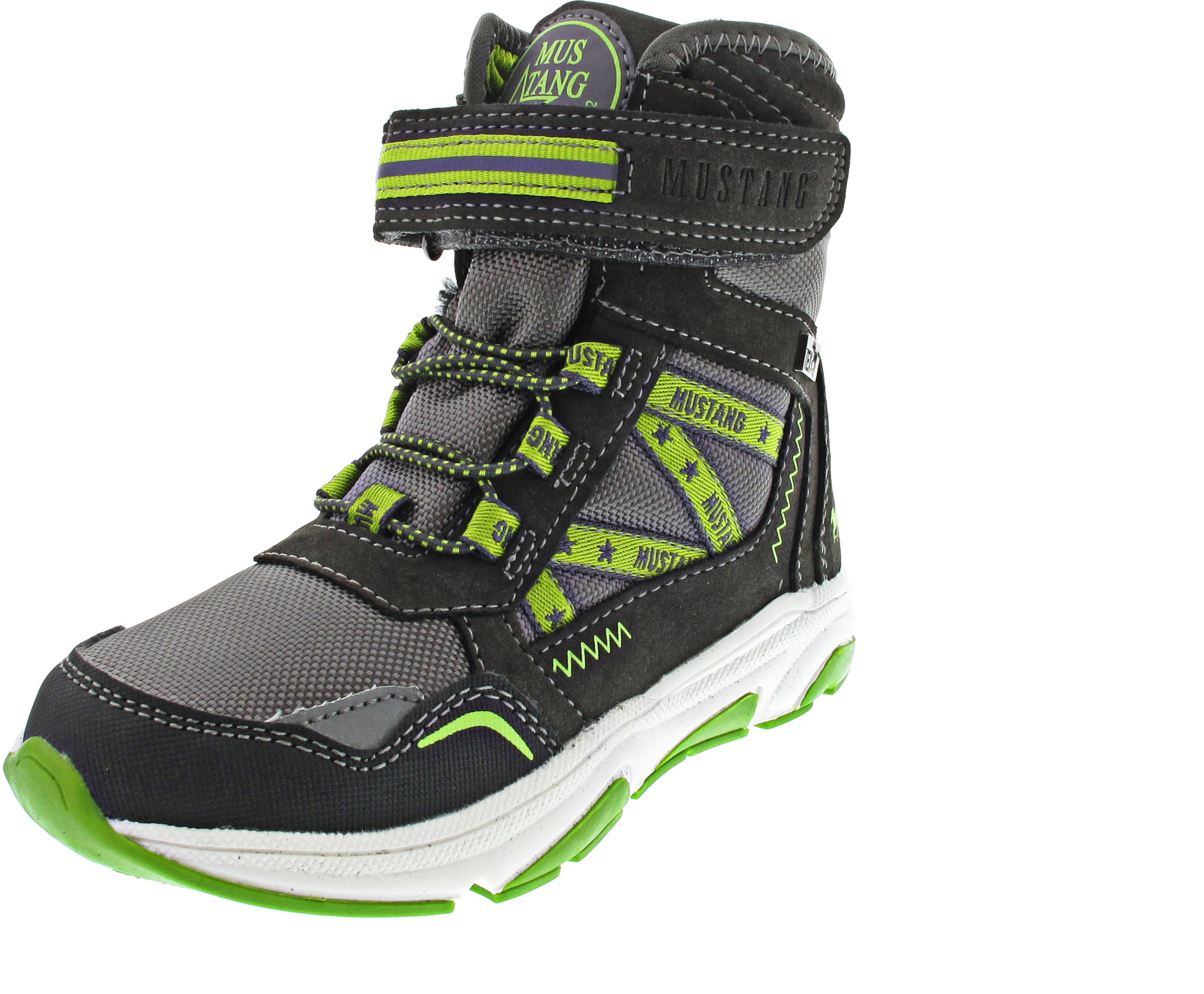 Mustang Klettstiefel TEX grau
