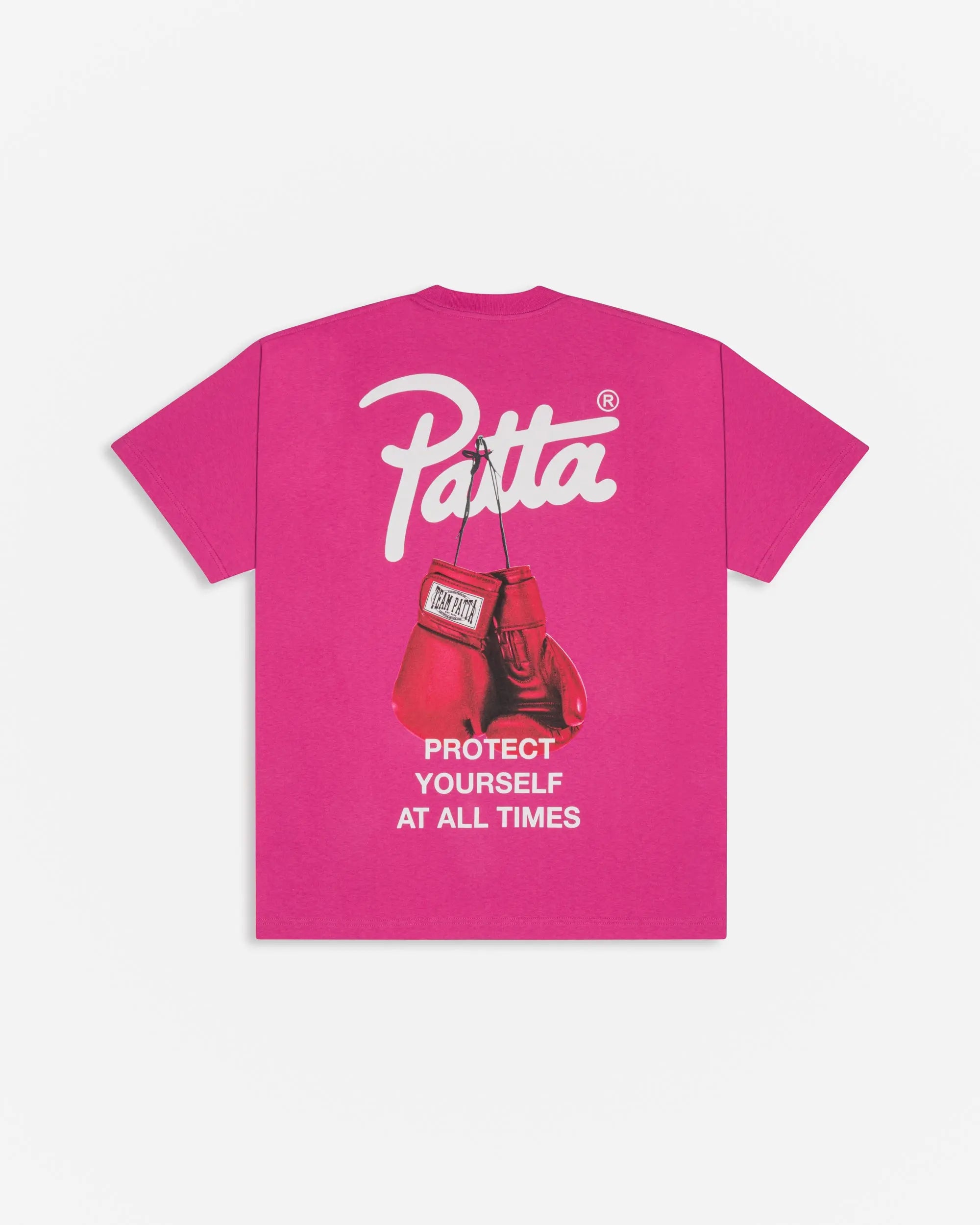 Patta Protect Yourself T-Shirt (Ibis Rose)
