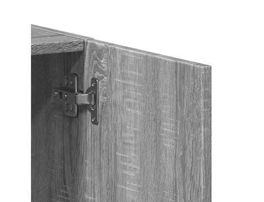 VIDAXL - Meuble de bureau Armoire de classement sonoma gris bois d'ingénierie