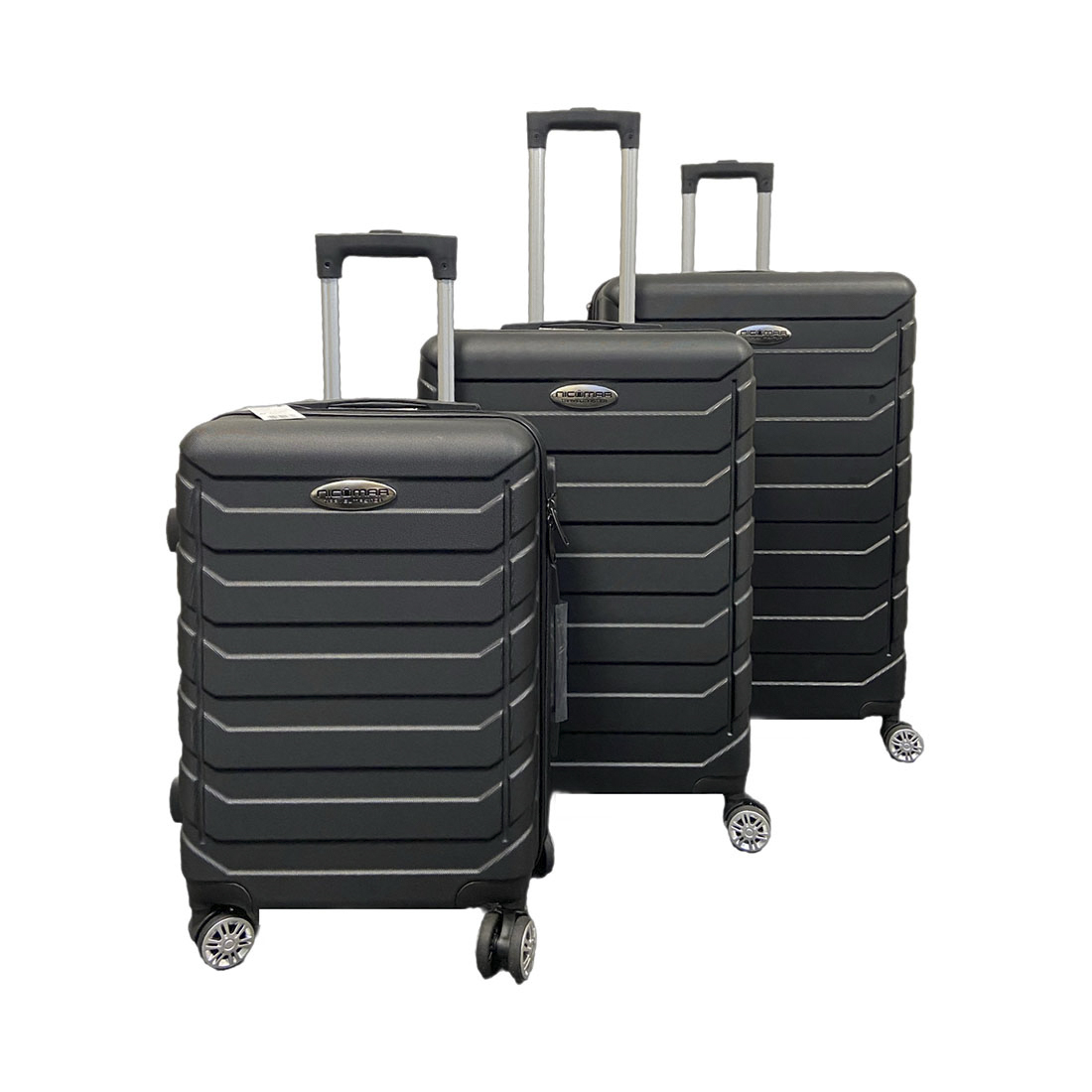 FS-STAR Koffer - Trolley Set 3-tlg. anthrazit