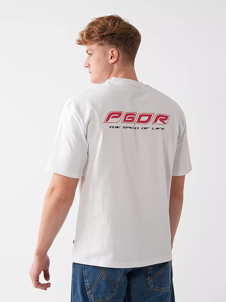 PEGADOR T-Shirt CHARLES weiss