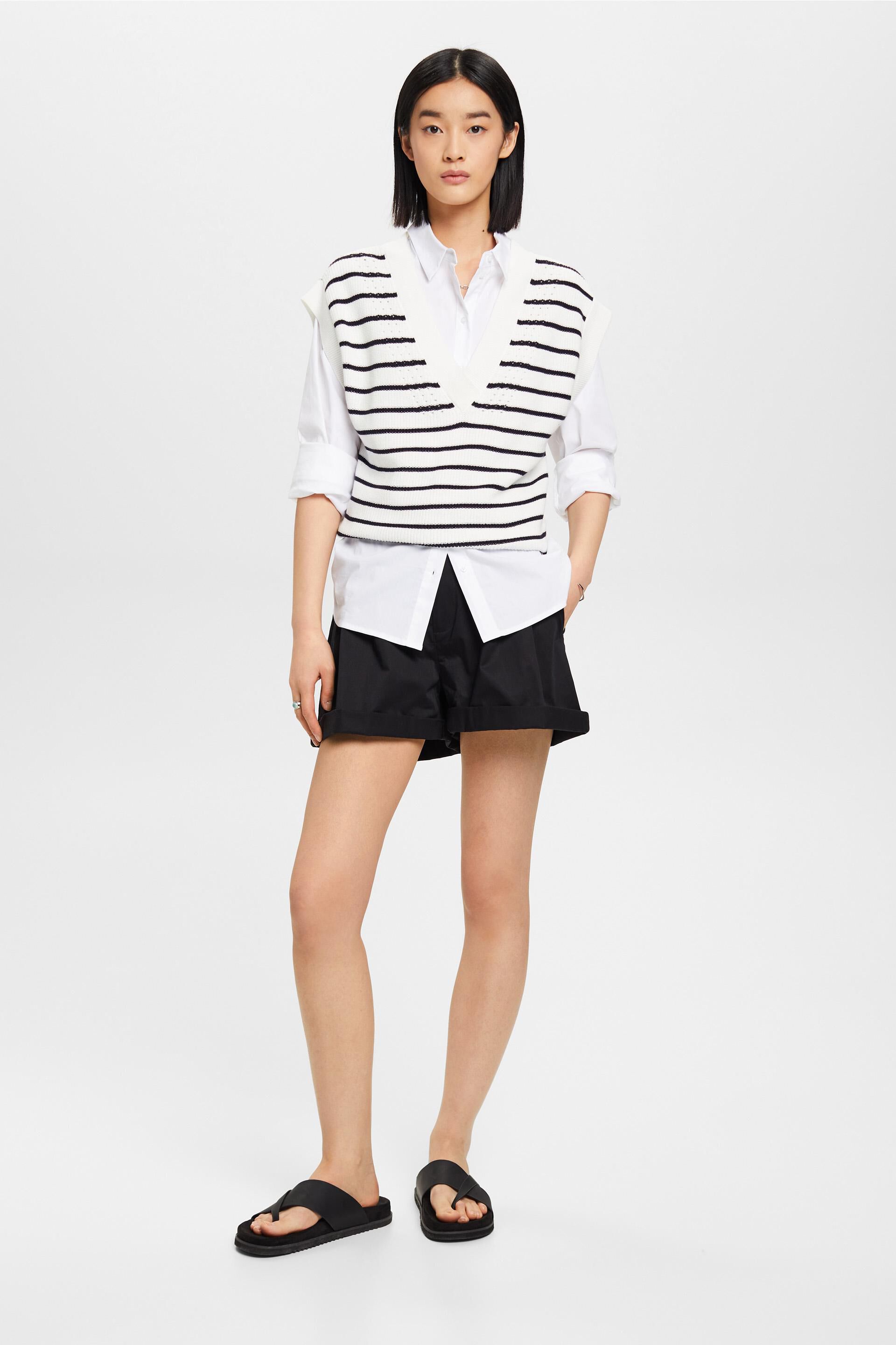 Short en satin délavé