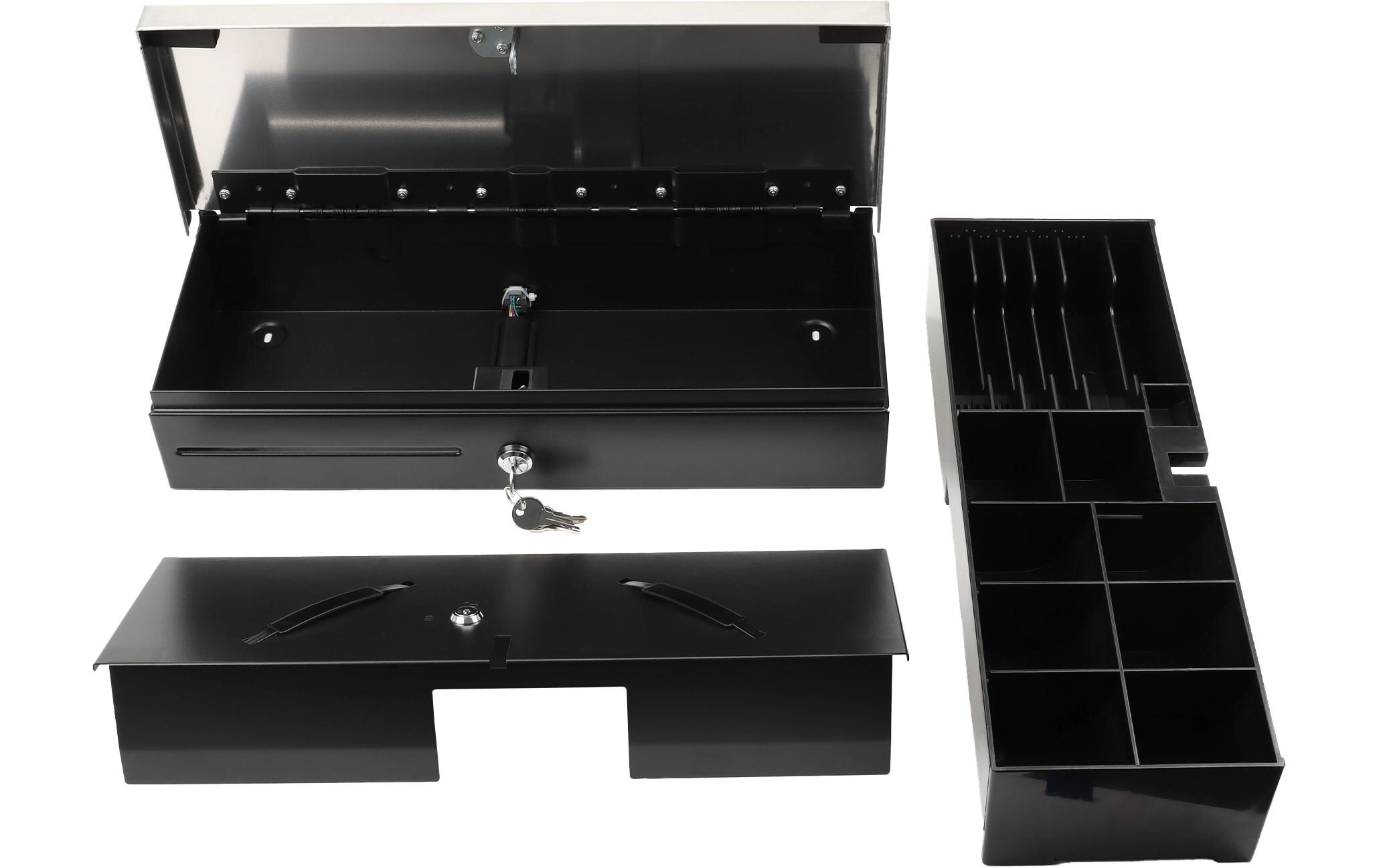 Kassenschublade HS-170S Schwarz/EdelstahlElektronische Geldschublade