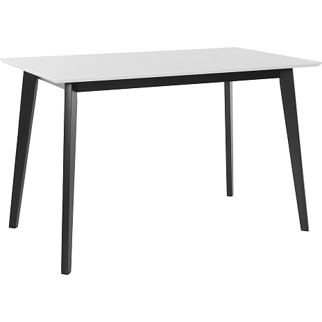 Blokhus spisebord - hvid og sort