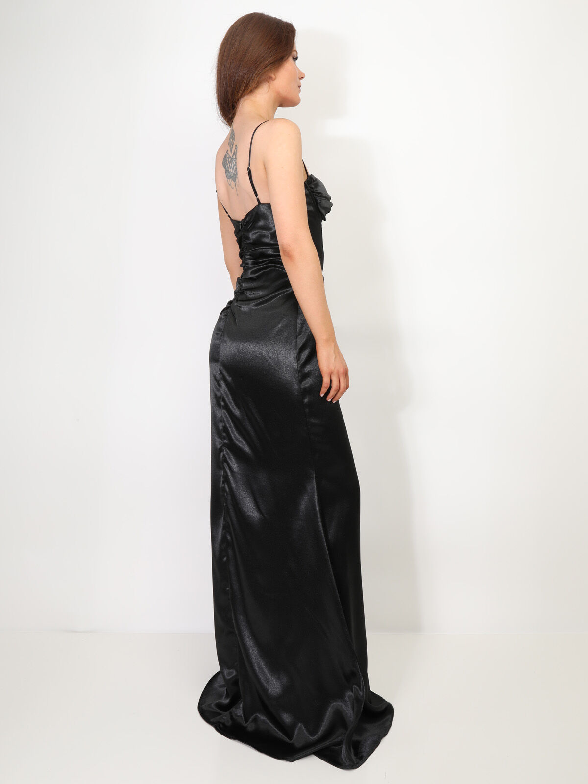 Robe de soirée style corset- Noir