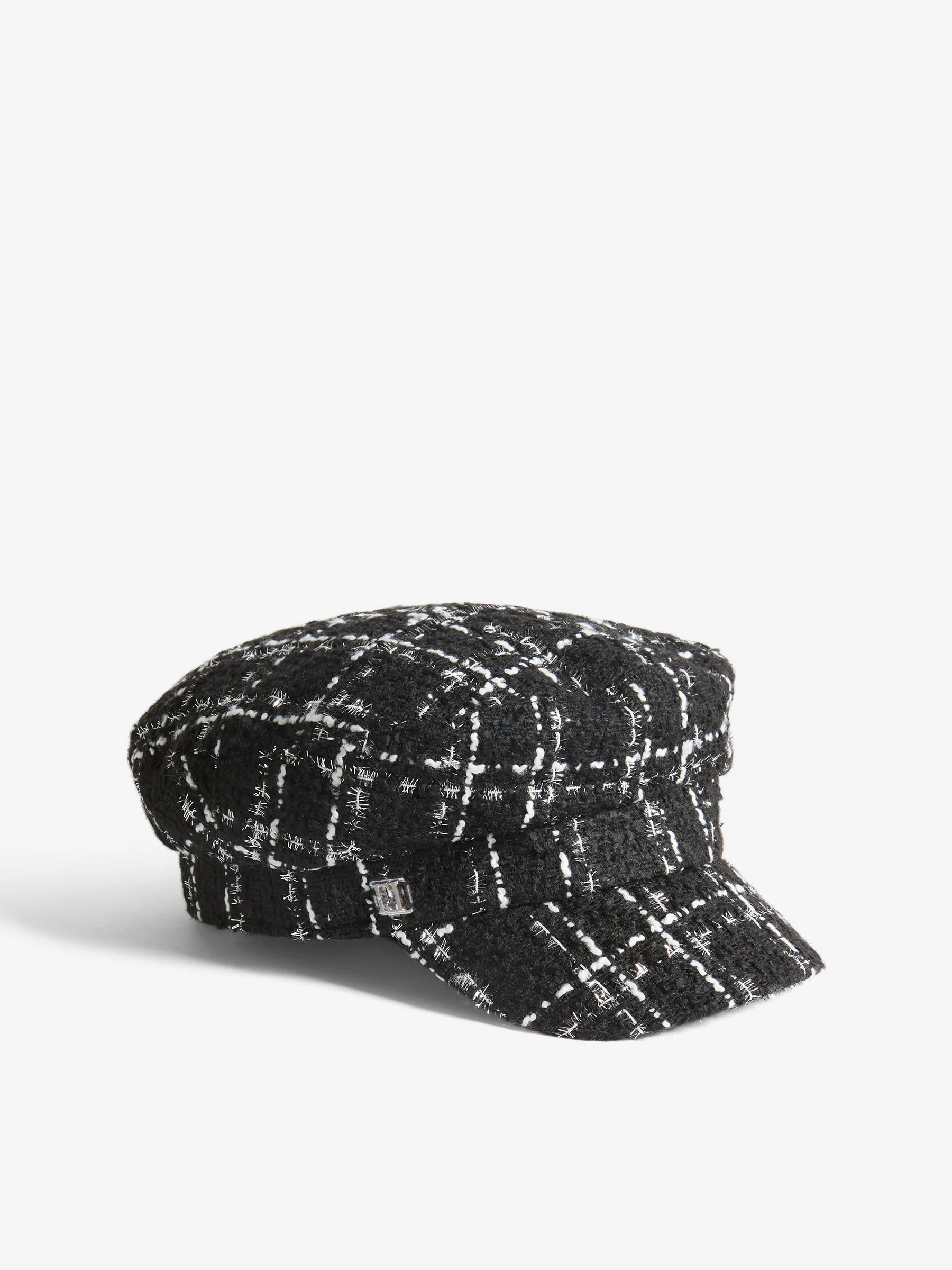 Zwart bouclé - Lipsy - Baker Boy muts