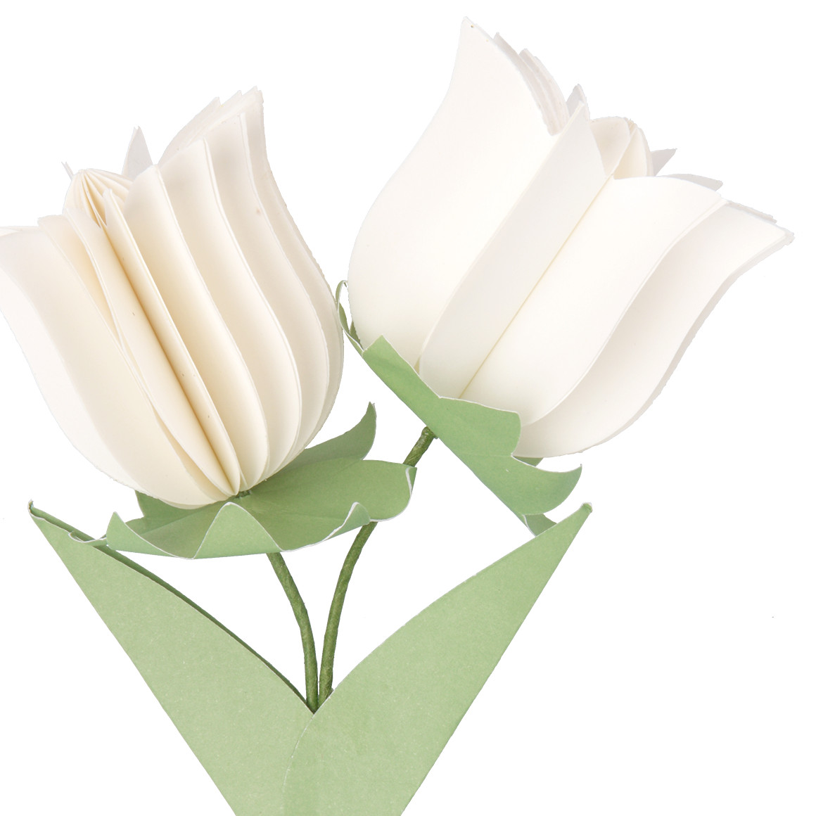 My Home Papierblume Tulpe weiss