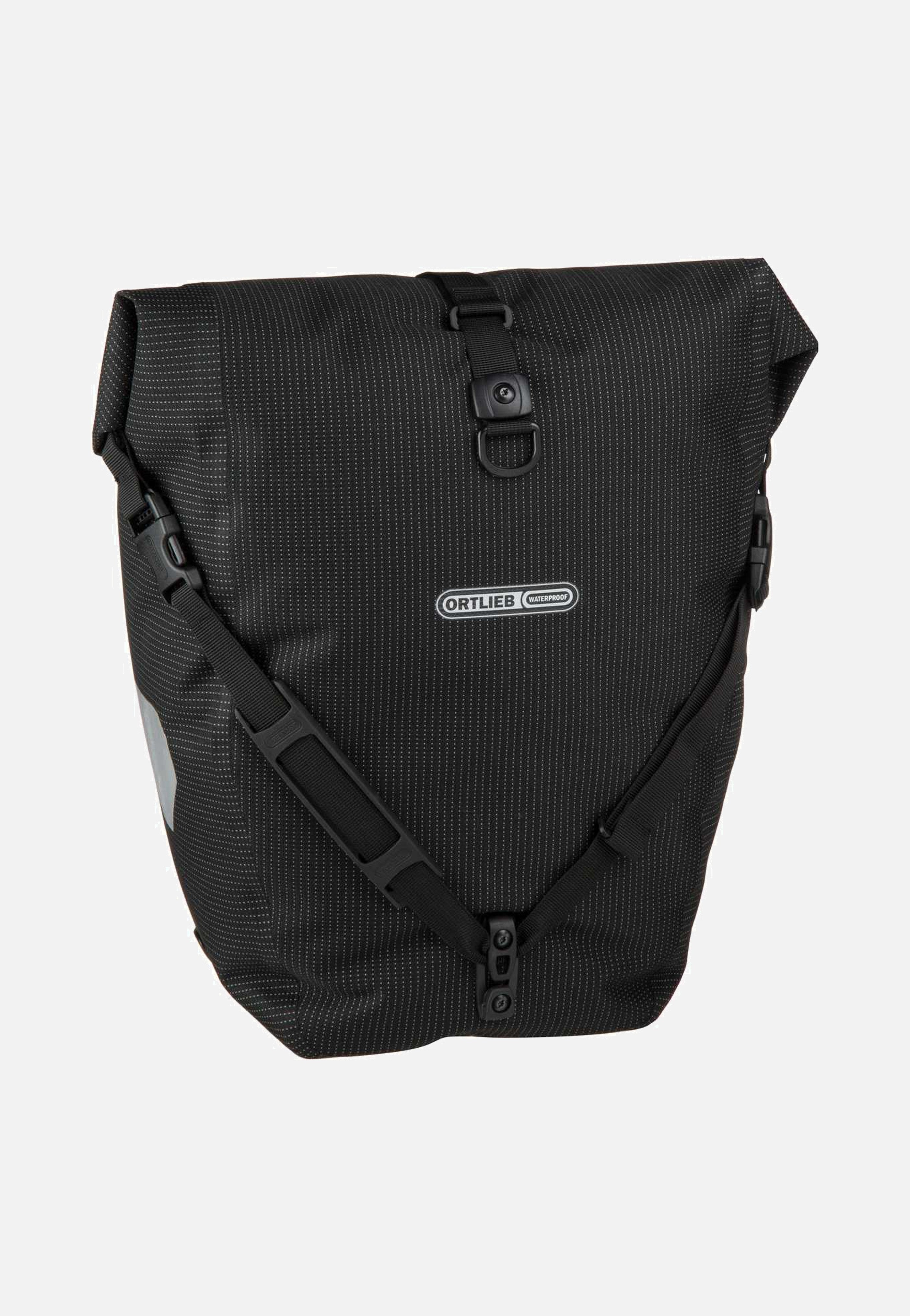 Back-Roller High Visibility Single QL2.1 Schwarz Reflex - Fahrradtasche