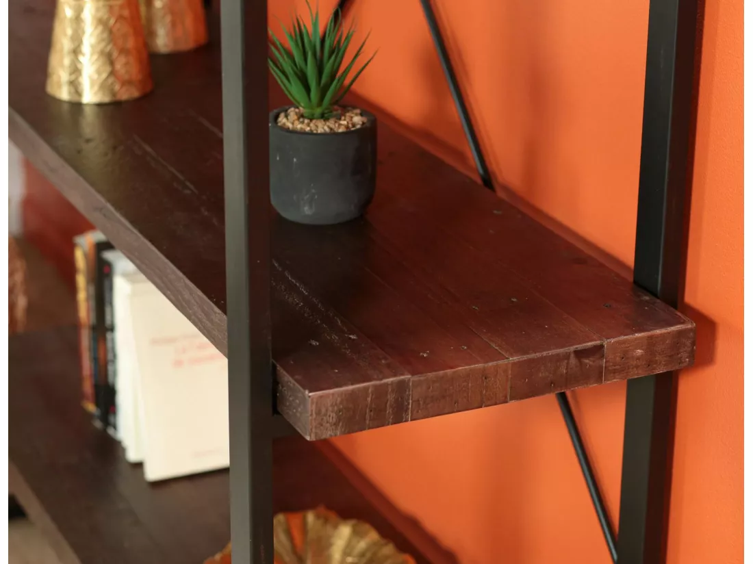Bibliothèque Etagère bois recyclé SAMOA