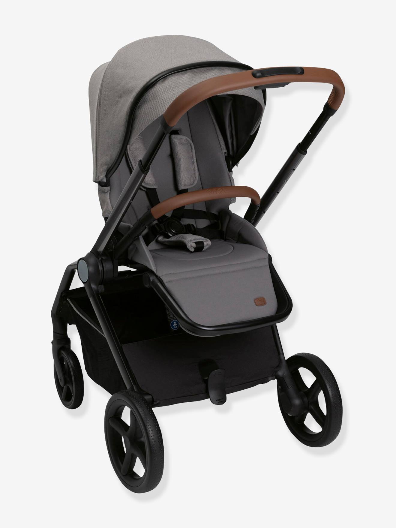 Carrinho de bebê Mysa Chicco, cinza
