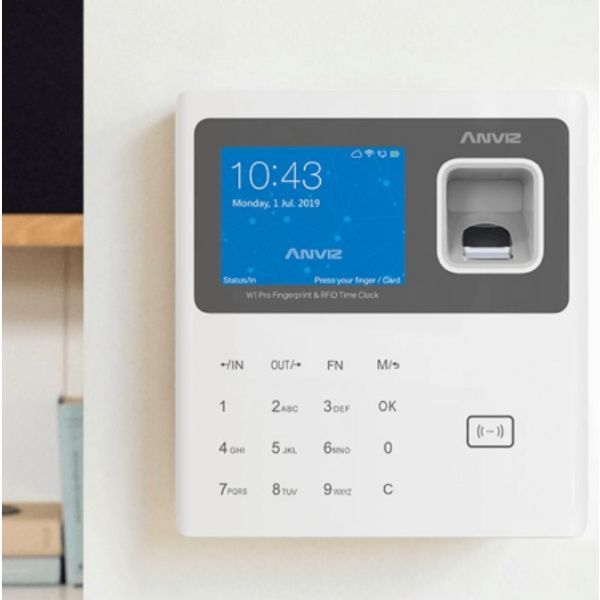 Anviz Terminal de Controlo de Presença (Impressões digitais, cartões RFID e teclado)